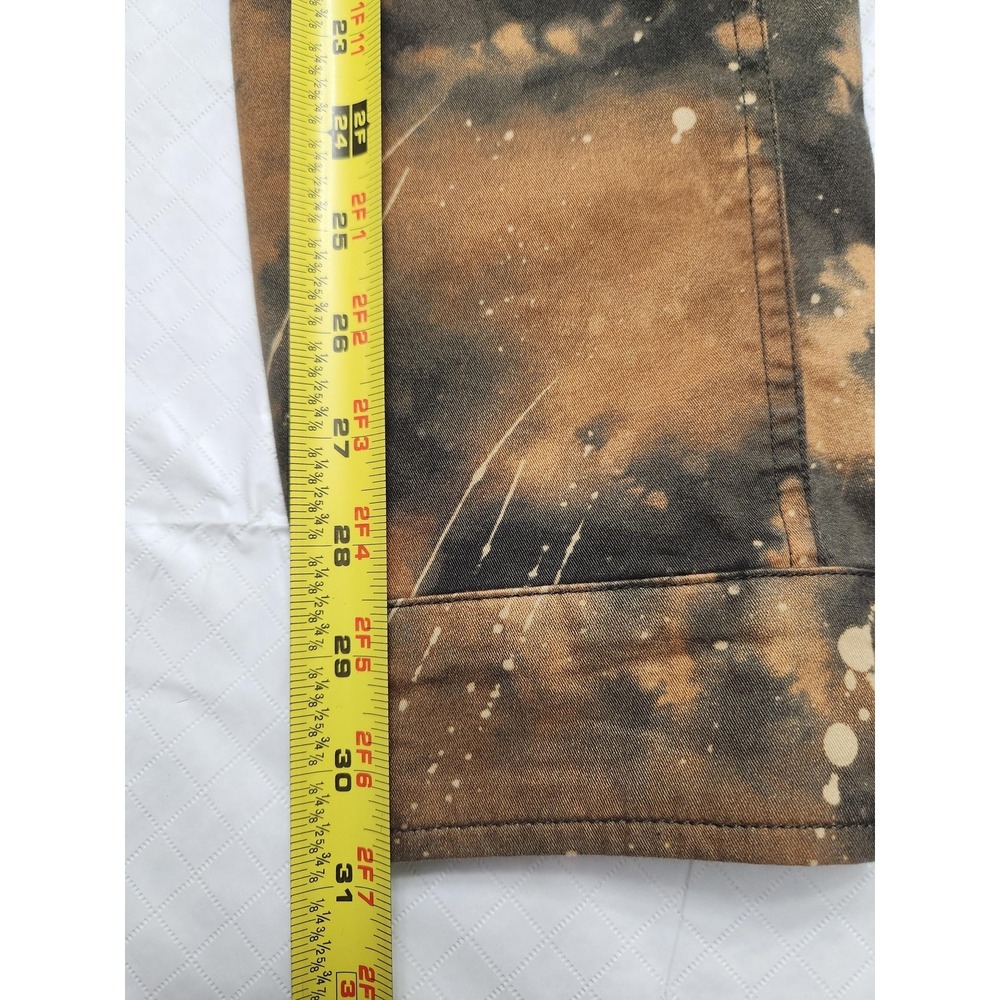 INC International Concepts Jacket Mens Medium Brown Camo Canvas Military Field - Picture 9 of 12